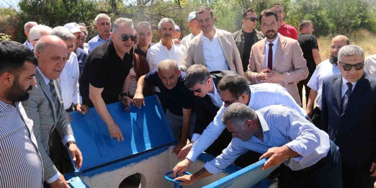 Merzifon’da 2 Köye Kapalı Sulama Sistemi