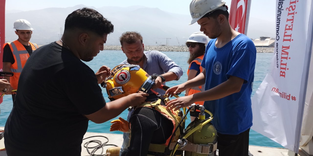Denizde ‘sanayi dalgıçlığı’ eğitimi