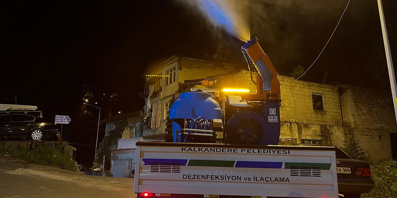 Kalkandere Belediyesi'nden Sivrisinek ve Haşereye Karşı Kesintisiz Mücadele