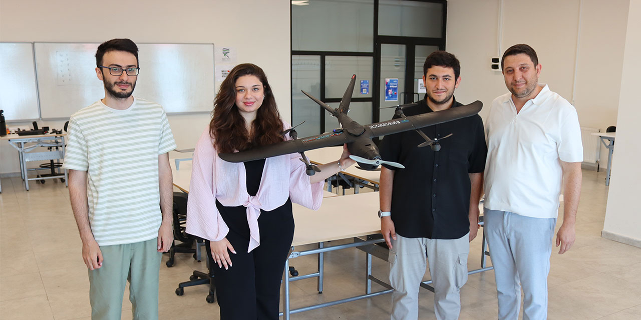 RTEÜ Öğrencilerinden Doğal Afetler İçin Dikey İniş-Kalkış Yapabilen İHA: TUNA-1