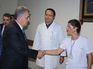 Ak Partili Yazıcı’dan Hasta Ziyareti