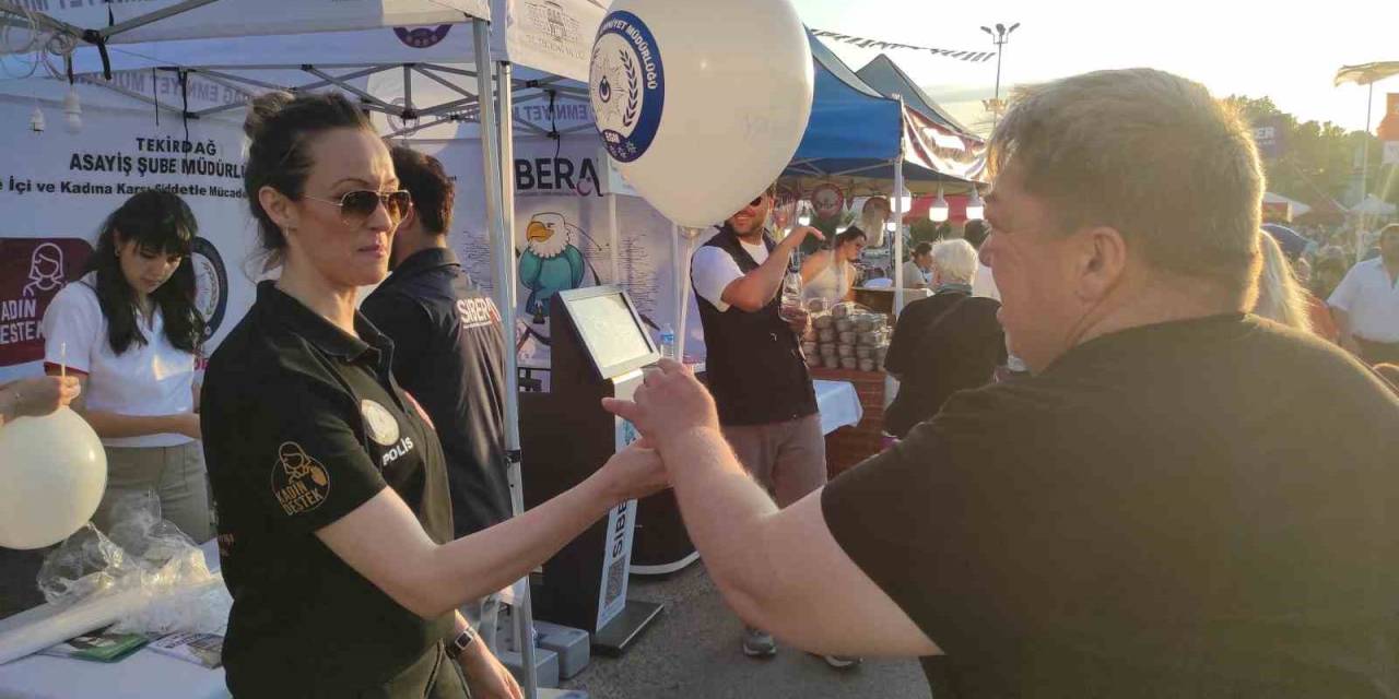 Tekirdağ Emniyeti Şenlik Alanında Kades, Narvas Ve Uyuma Projelerini Tanıttı