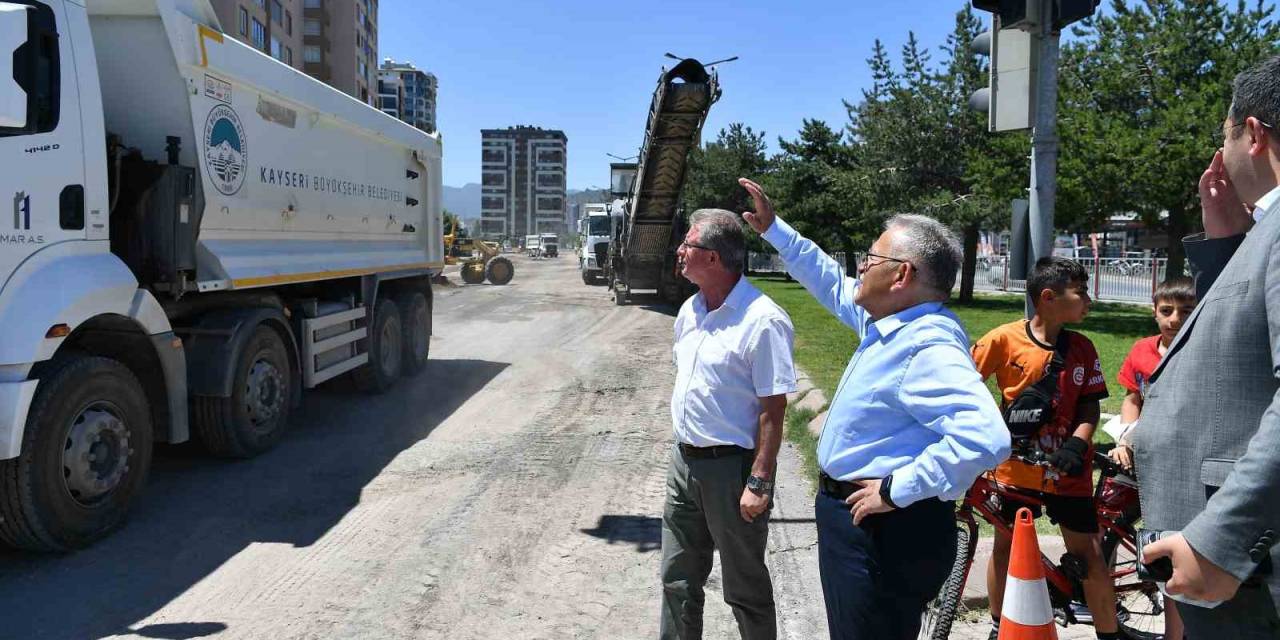 Başkan Büyükkılıç; Seher Bulvarı’ndaki Yatırımı Yerinde İnceledi