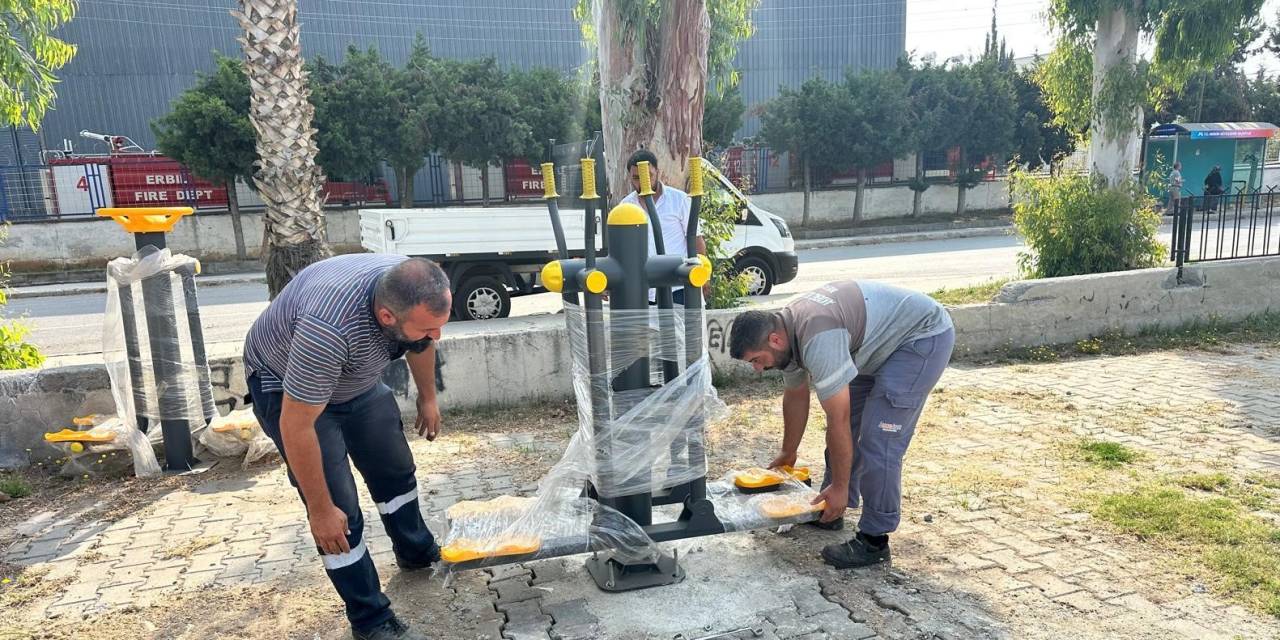 Akdeniz Belediyesi Park Ve Yeşil Alanlarda Çalışmalarını Hızlandırdı