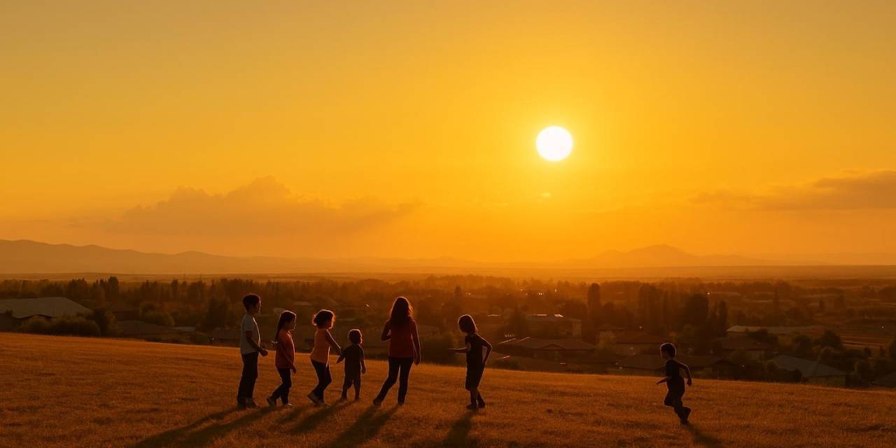 Ağrı’da Gün Batımı Kartpostallık Görüntüler Sunuyor
