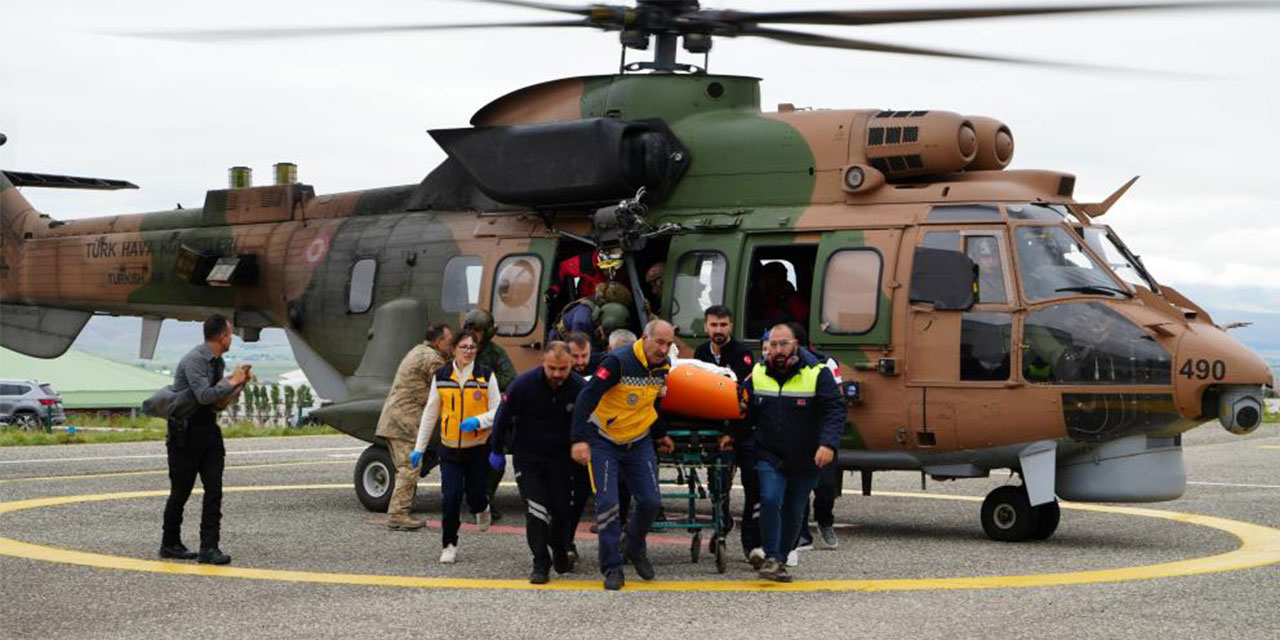 Rize'de düşen uçaktaki yaralı yolcunun hayati tehlikesi devam ediyor
