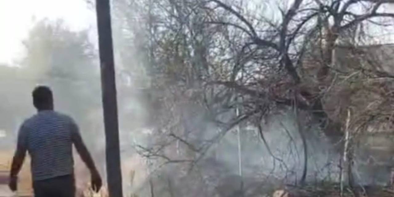 Malatya’da Bahçe Yangını