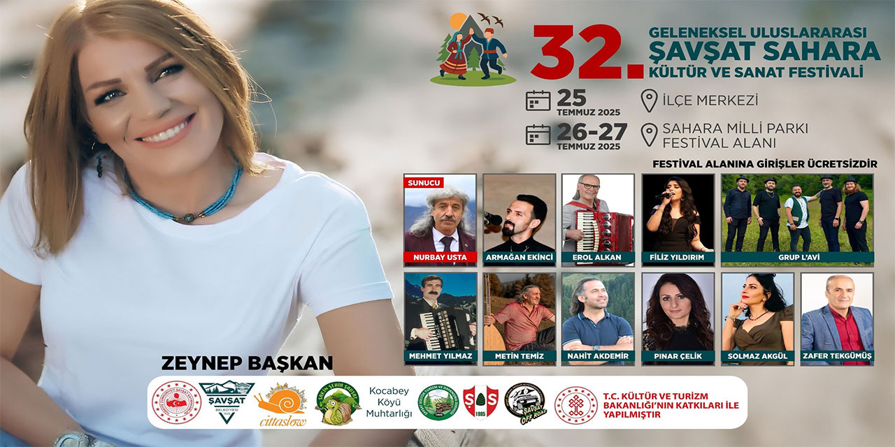 32. Sahara Festivali İçin Geri Sayım Başladı: Şavşat Kültür ve Sanat Şölenine Hazırlanıyor!