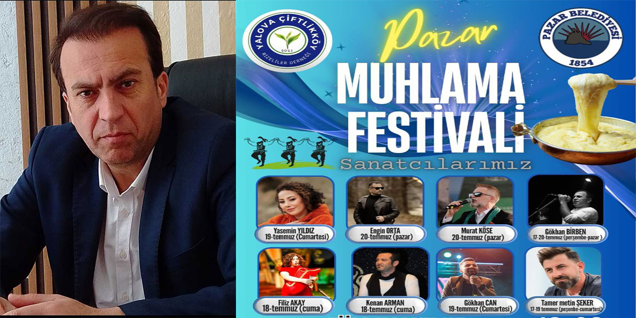 Rize'deki 1. Pazar Muhlama Festivali Şehitlerimiz Nedeniyle İptal Edildi