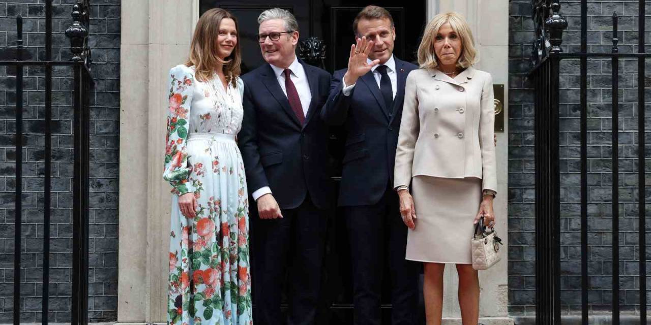 Fransa Cumhurbaşkanı Macron İle İngiltere Başbakanı Starmer İle Görüştü