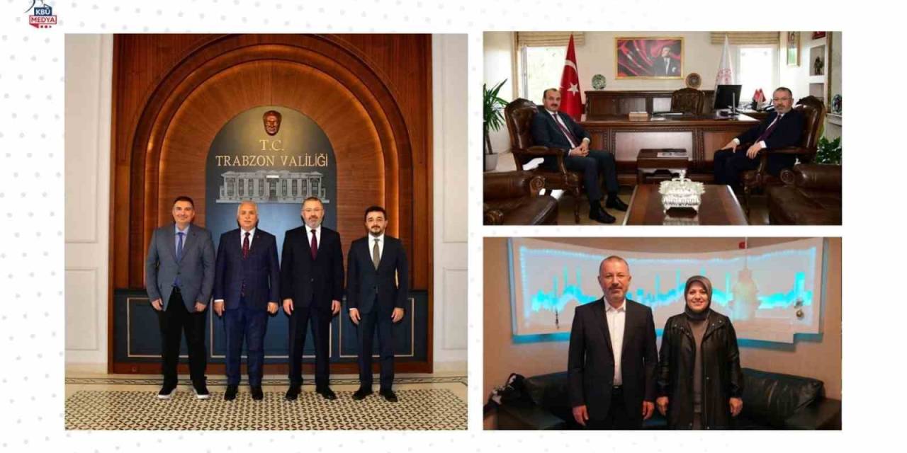 Rektör Kırışık, Trabzon’da Sosyalfest 2025 İçin Görüşmeler Gerçekleştirdi