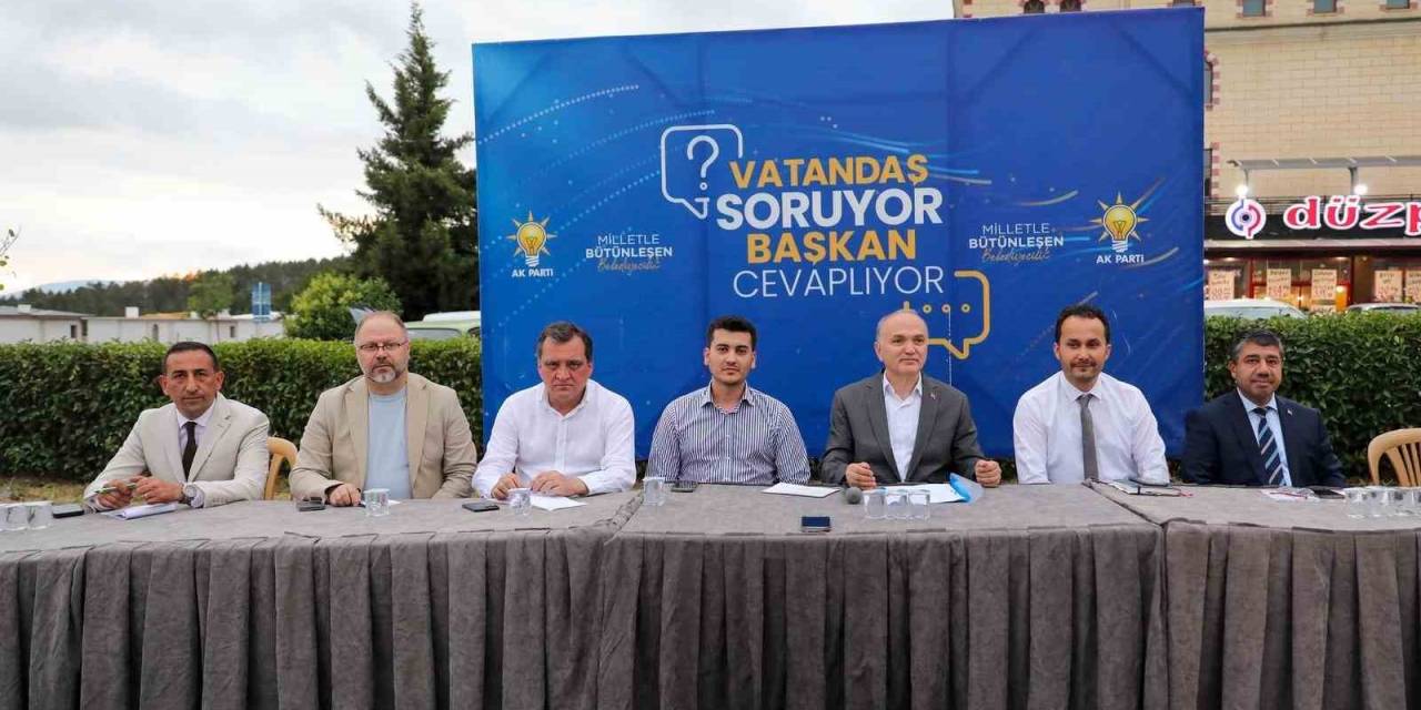 Başkan Özlü, Halk Buluşmalarına Devam Ediyor