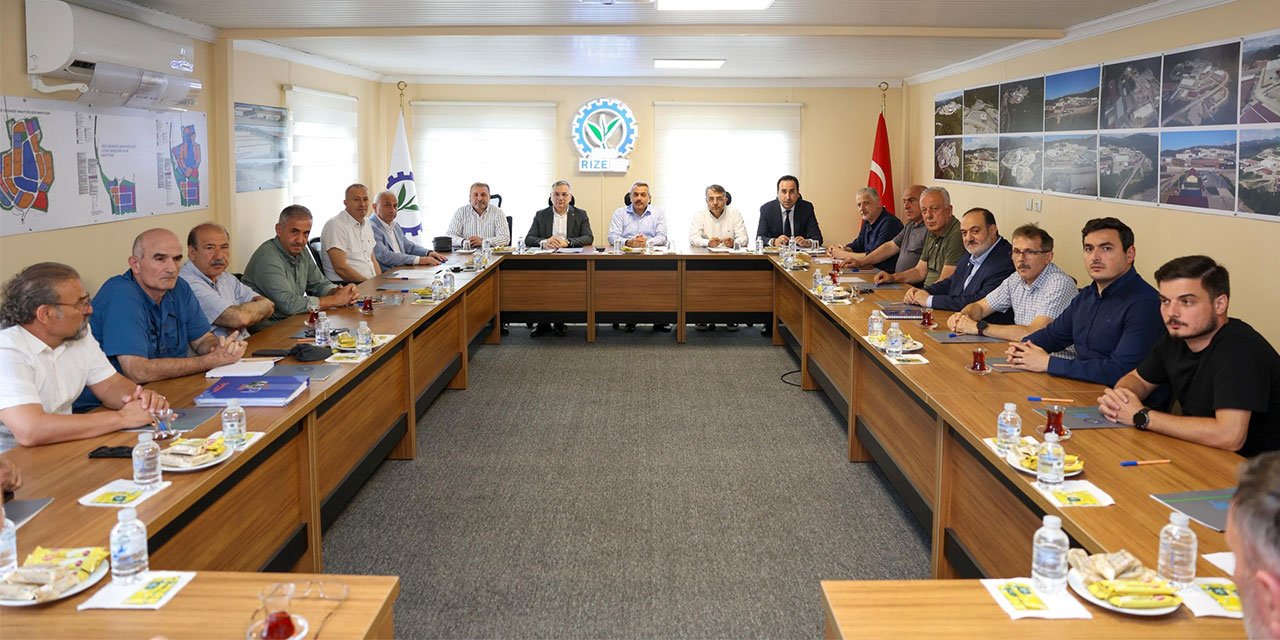 Rize OSB Yönetim Kurulu Toplantısı Gerçekleştirildi