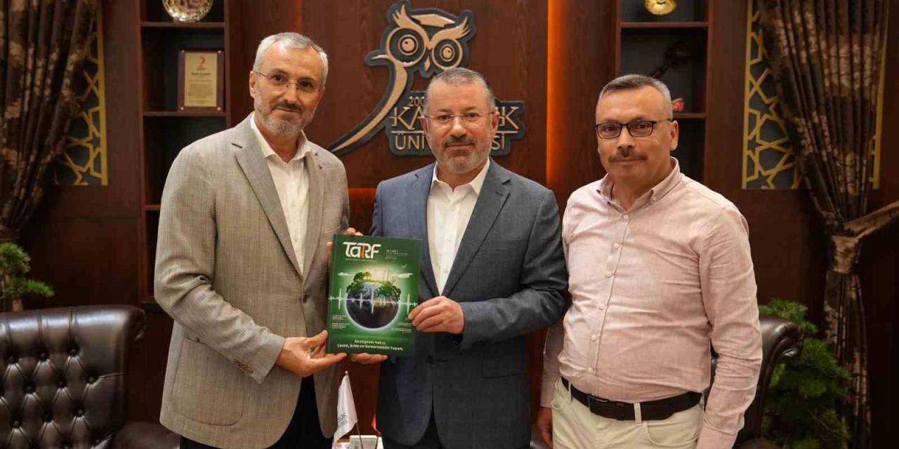 Tarf Dergisi İle Verenel Derneğinden Rektör Kırışık’a Ziyaret