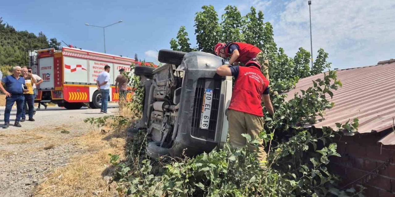 Susurluk’ta Trafik Kazası: 1 Kişi Yaralandı