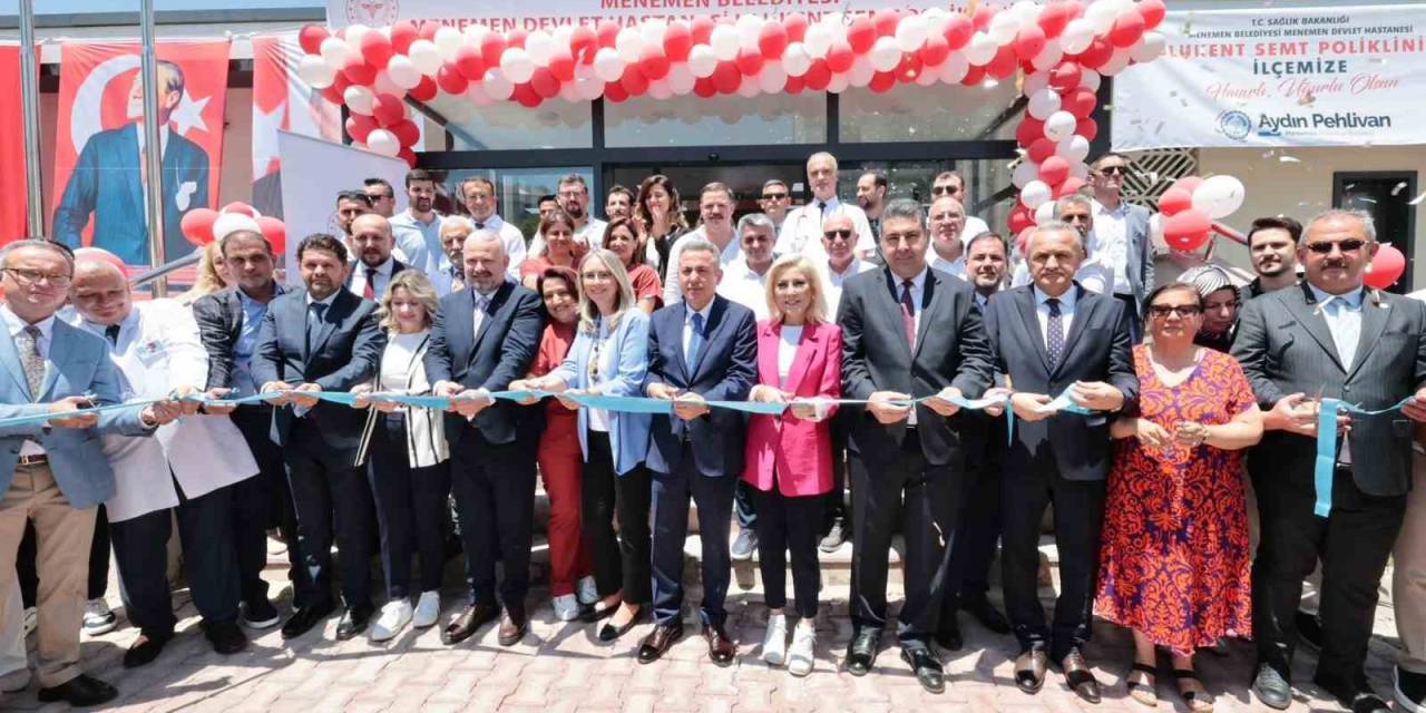 Menemen’de Hastane Konforunda Poliklinik