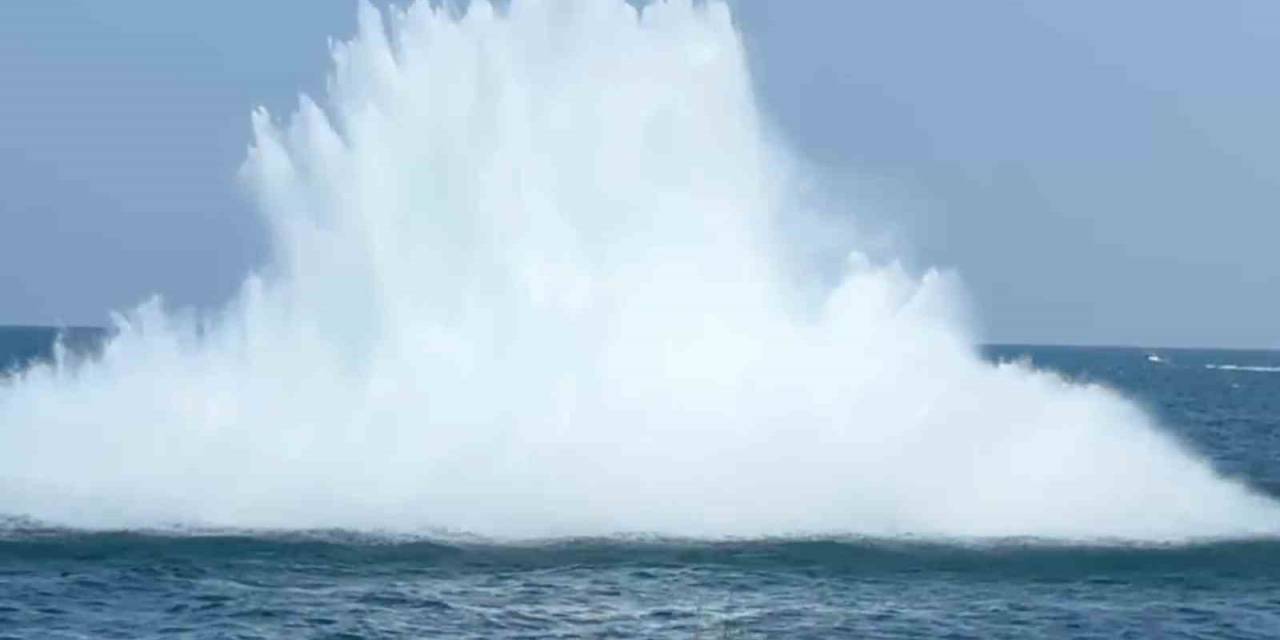 Ordu’da Denizde Bulunan Mayın, Sas Ekipleri Tarafından İmha Edildi