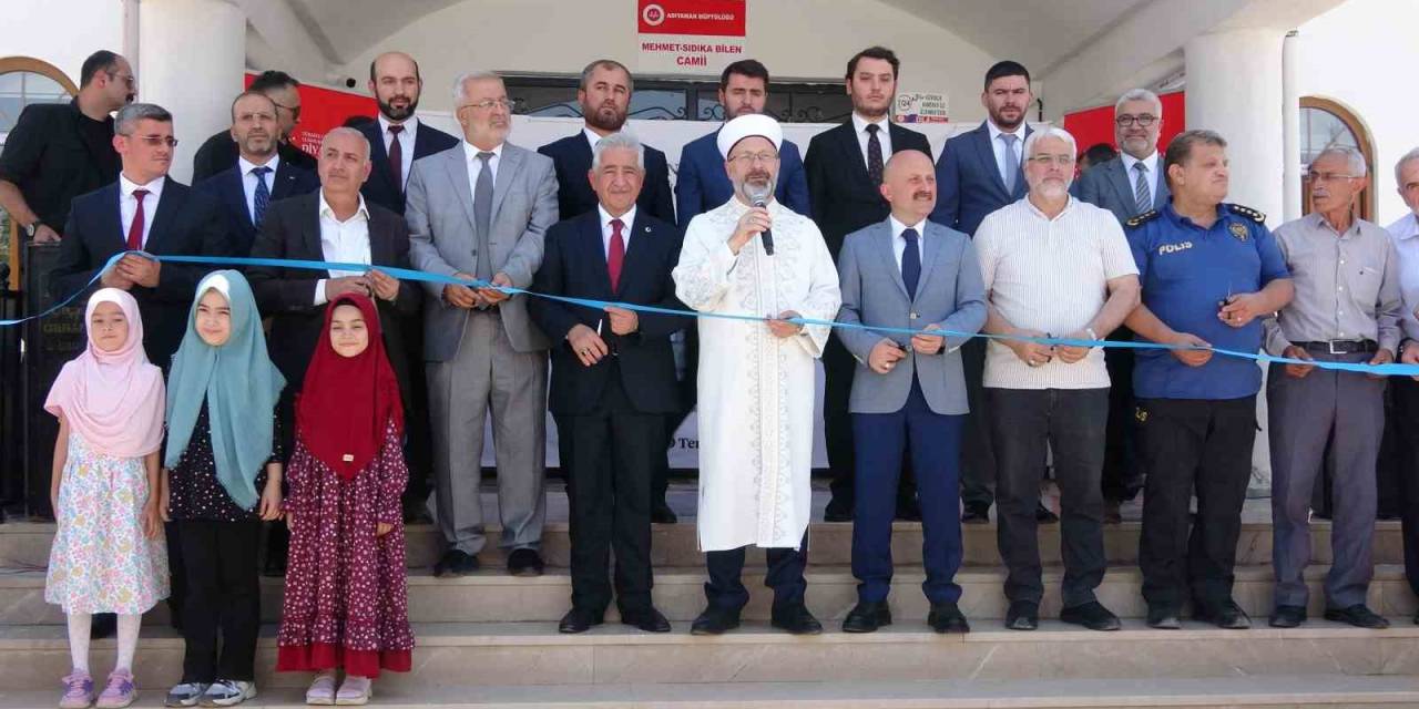 Adıyaman’da Deprem Sonrası Yapılan Cami Ve Kur’an Kurslarının Toplu Açılışı Yapıldı