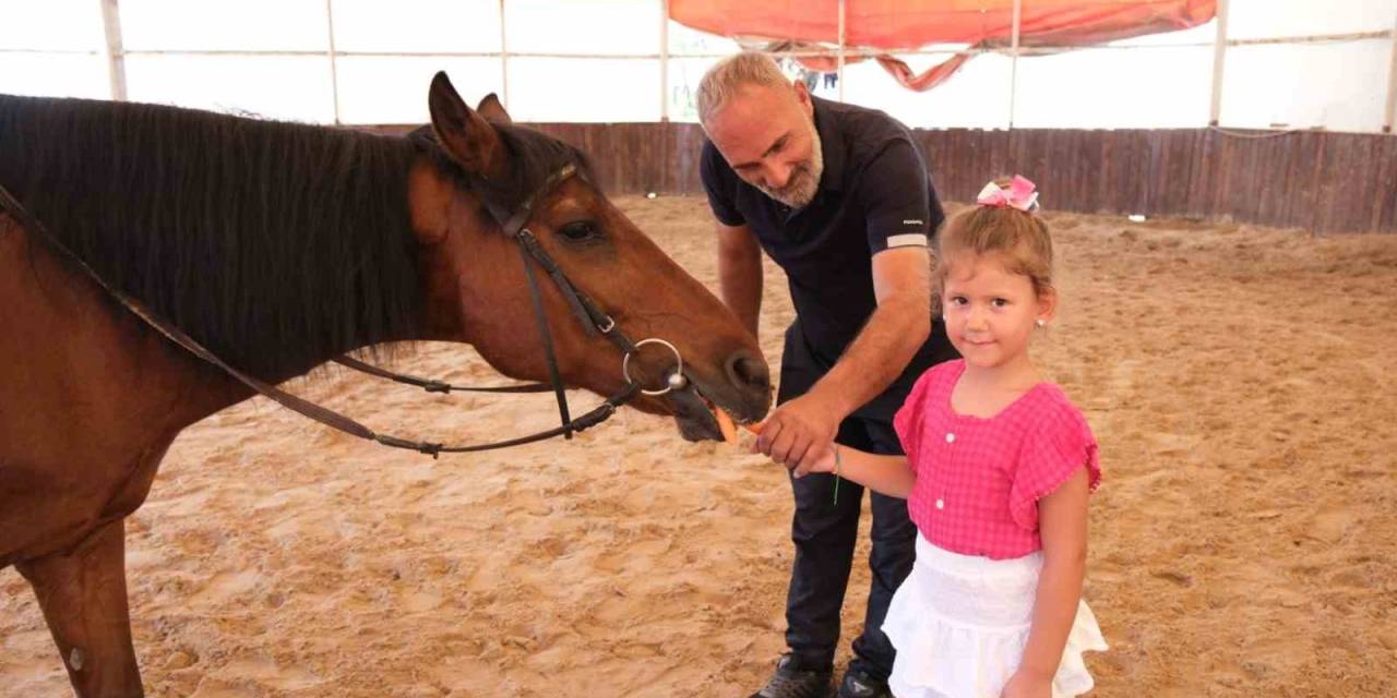 Minik At Biniciler Sertifikalarını Aldı