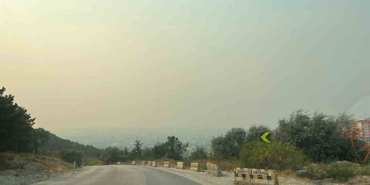 Bilecik Yangınının Dumanı Eskişehir’e Ulaştı