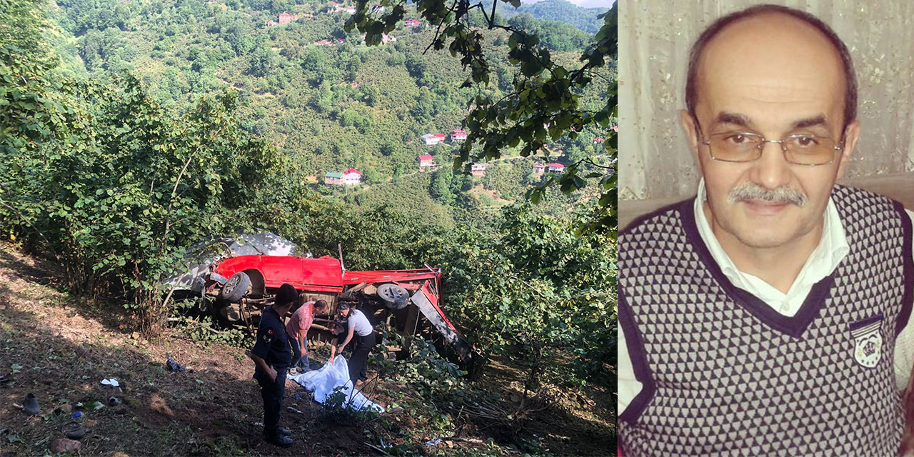 Giresun’da fındık işçilerini taşıyan araç şarampole yuvarlandı: 1 ölü, 9 yaralı