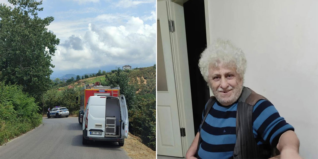 Trabzon'da kaybolan kişiyi arama çalışmaları sürüyor