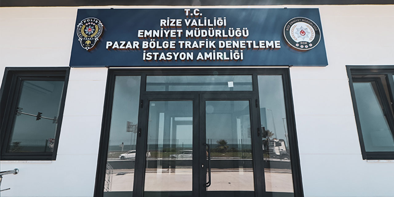 Pazar Bölge Trafik Denetleme İstasyon Amirliği Binasının İnşaatı Tamamlandı