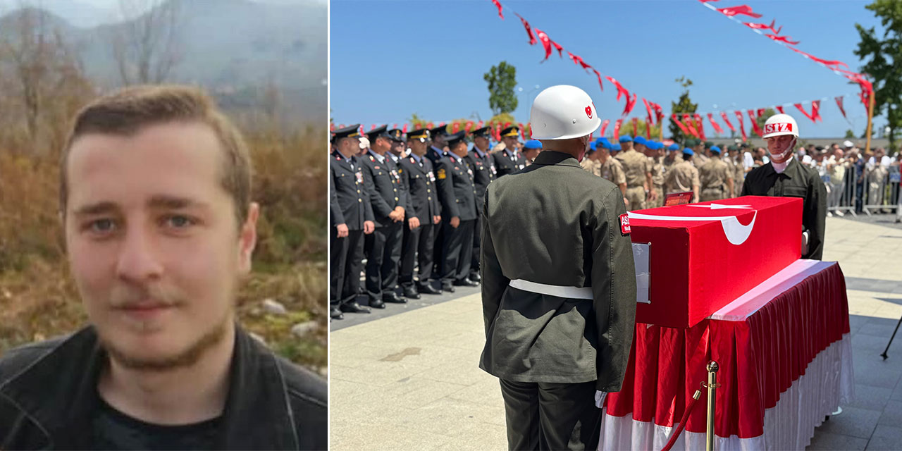 Şehit er, memleketi Giresun'da son yolcuğuna uğurlandı