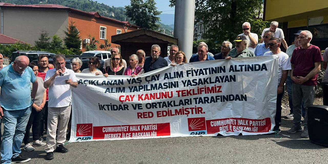 CHP'den Çay Üreticilerinin Sorunlarına Güneysu'da Tepki: "AKP İktidarı 23 Yıldır Kanun Çıkarmadı!”