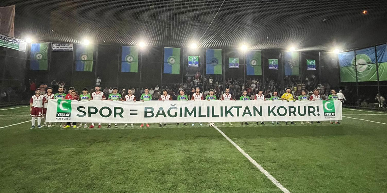 Büyükköy Vadisi Futbol Turnuvası'nda Yeşilay'dan Bağımlılıkla Mücadele Vurgusu