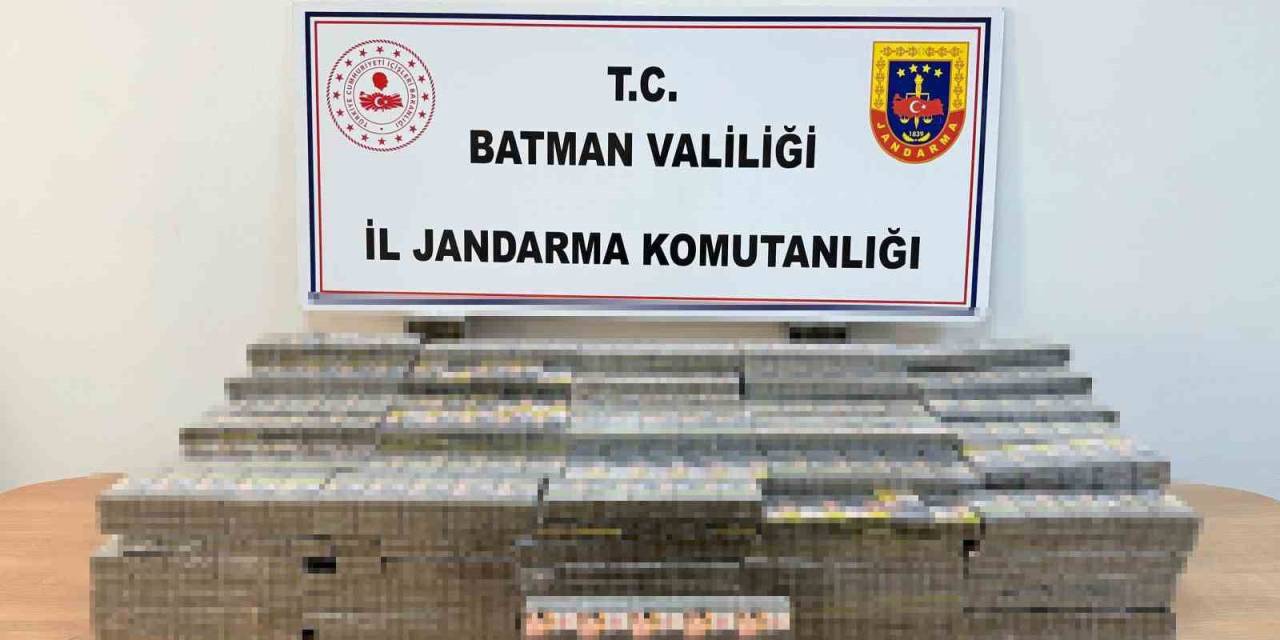 Batman’da Bandrolsüz Sigara Ele Geçirildi