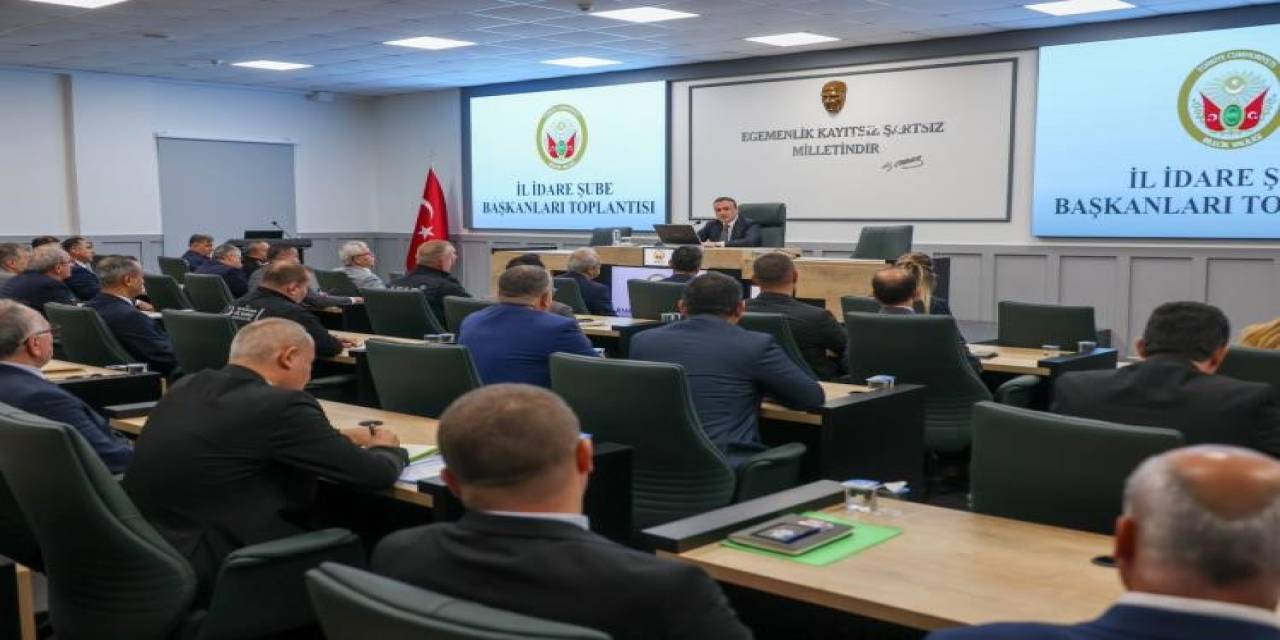 Bilecik’te ‘İl İdare Şube Başkanları Toplantısı’ Yapıldı