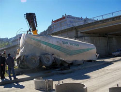 Rizeli Sürücüyü Allah Korudu