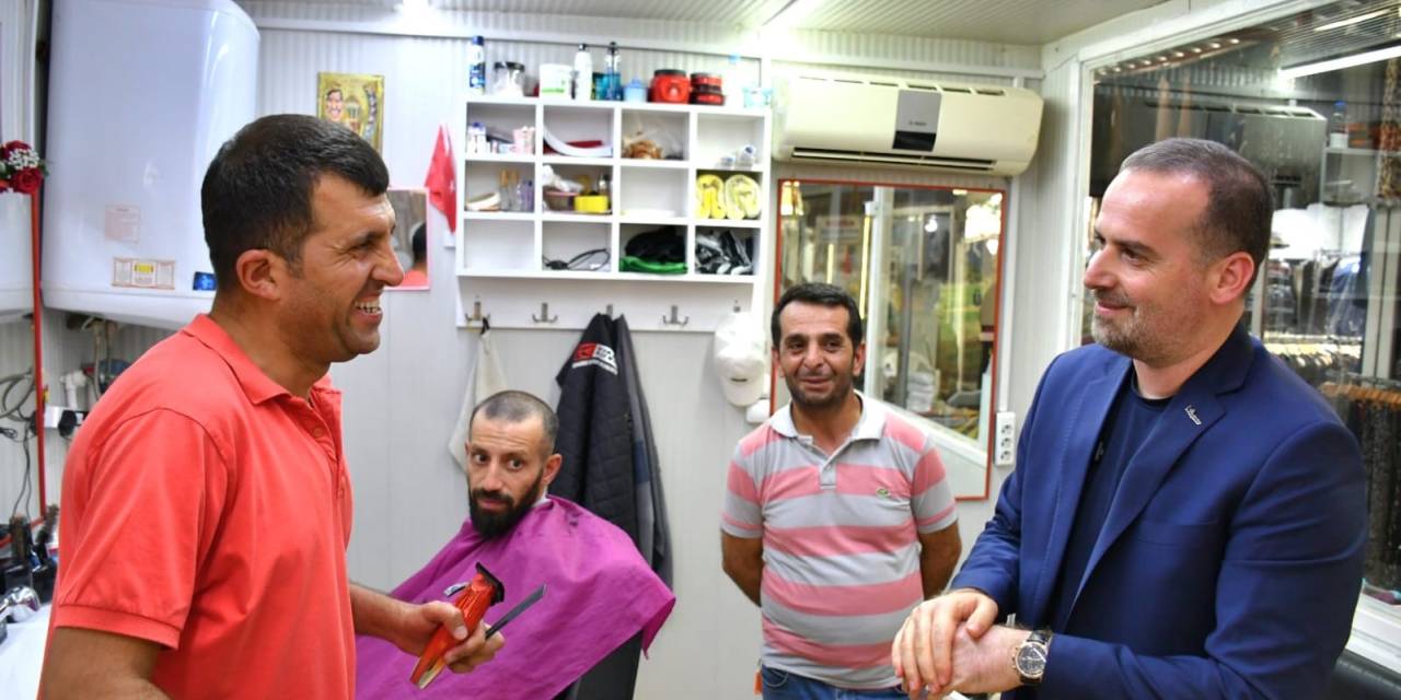 Maginder Başkanı Karademir Kanalboyu Esnafı İle Bir Araya Geldi