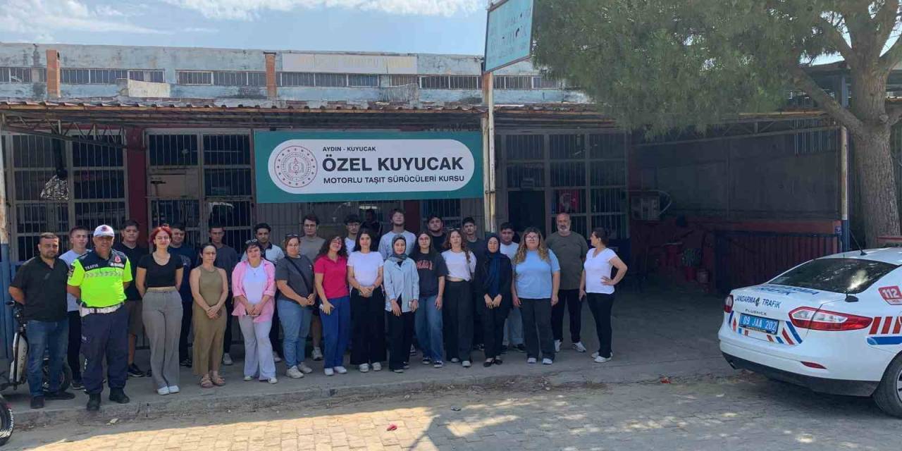Kuyucak’ta 85 Sürücü Adayı Trafik Konusunda Bilgilendirildi
