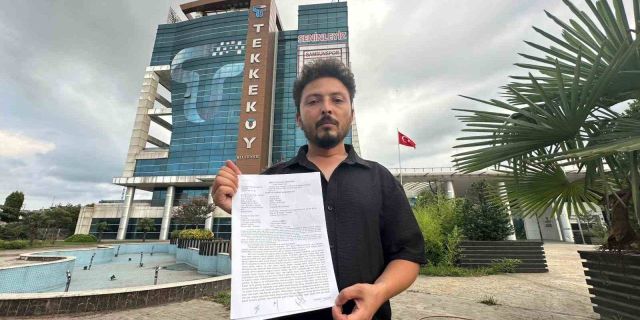 Tekkeköy Belediyesi’nde Muhabire Darp