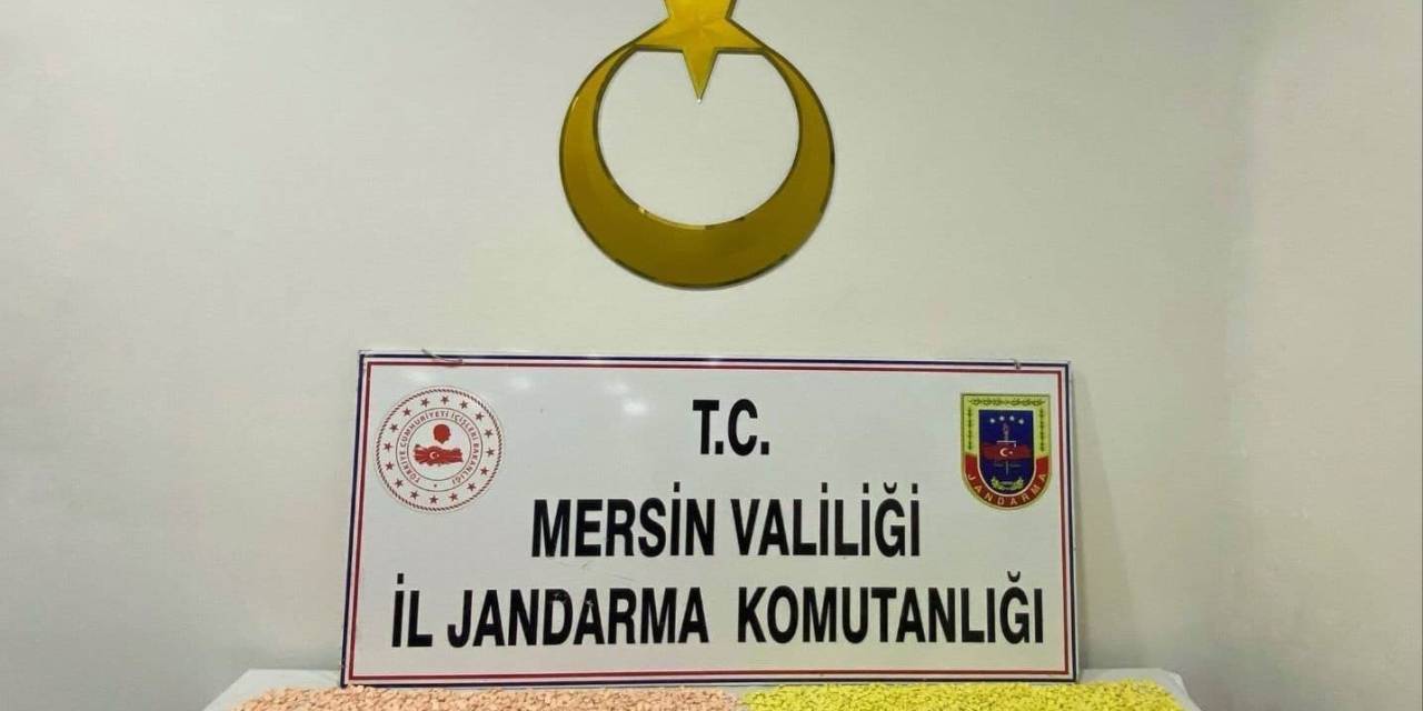 Mersin’de 18 Bin 400 Adet Uyuşturucu Hap Ele Geçirildi