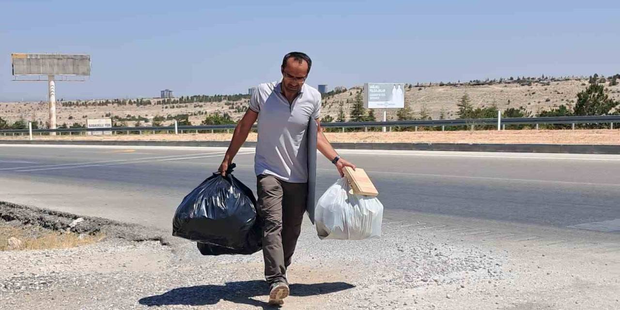 Kendini Doğaya Adayan Akademisyen 6 Yılda 10 Bin Poşet Çöp Topladı