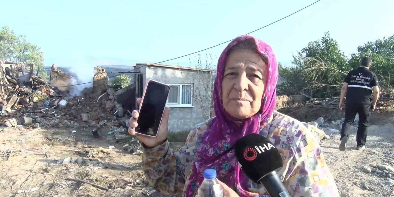 Evi Yanan Kadının Geriye Bir Canı, Bir Kimliği, Bir De Telefonu Kaldı