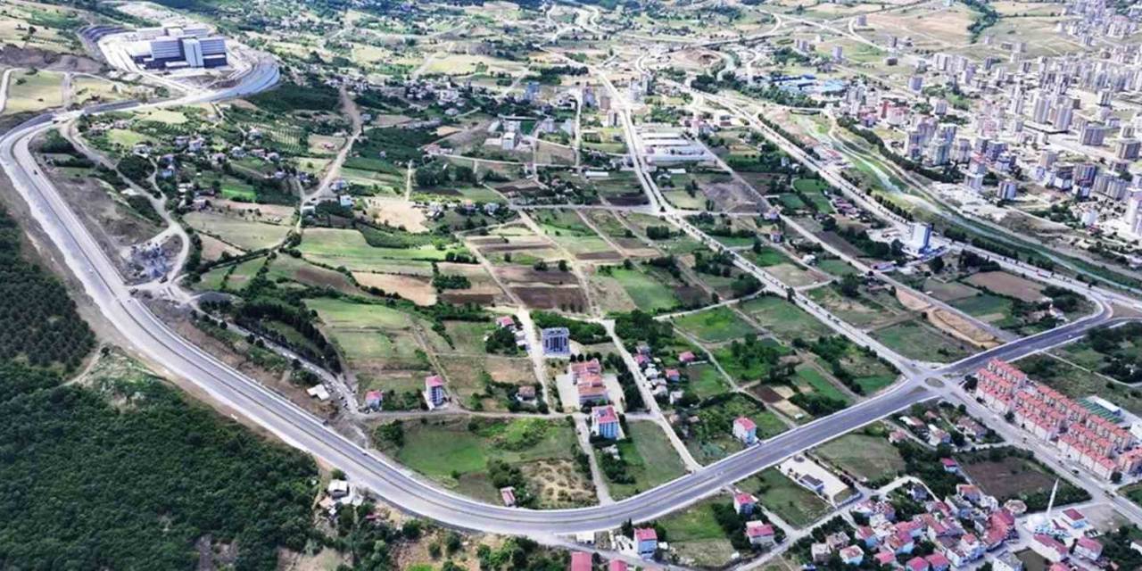 Samsun Şehir Hastanesi Yolunda Köprü Ve Kavşak Çalışmaları Sürüyor