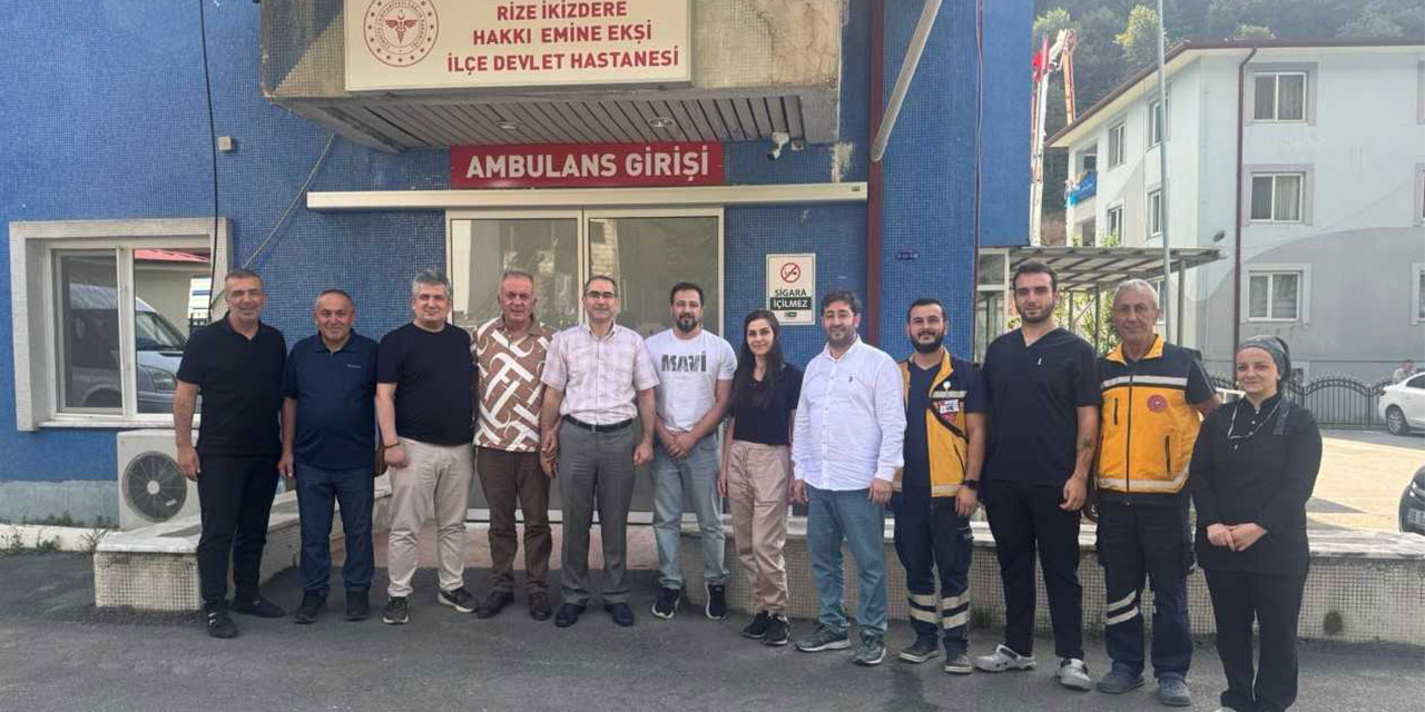 Bakanlık Heyetinden Kalkandere ve İkizdere'deki Hastanelere Ziyaret