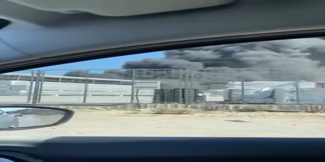 Geri Dönüşüm Fabrikasında Korkutan Yangın