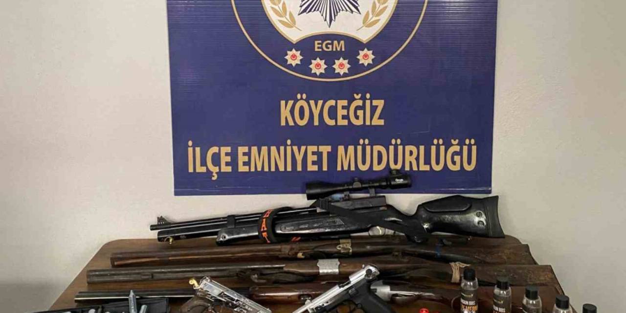 Muğla’da Ruhsatsız Silah Operasyonu