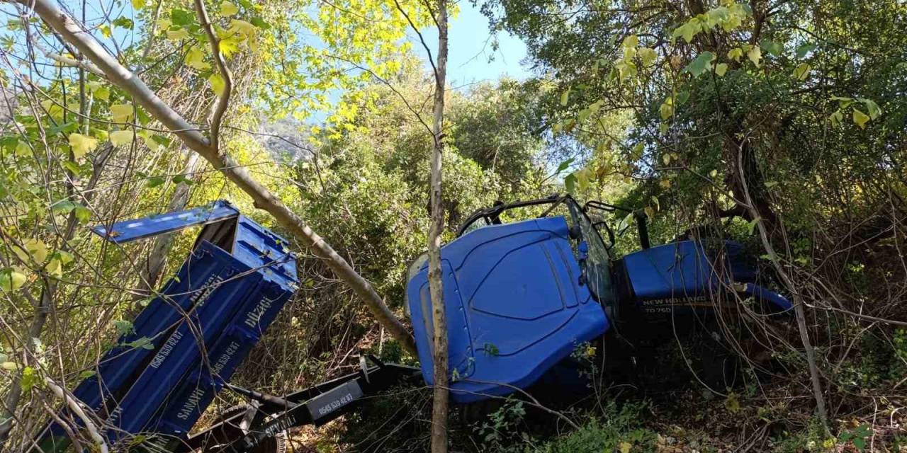 Osmaniye’de Traktör Uçurumdan Devrildi: 2’si Çocuk 5 Kişi Yaralandı