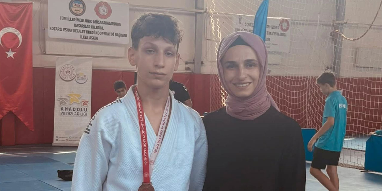 Rize’nin Judodaki Gururu Selim Baki Seven Türkiye Üçüncüsü Oldu