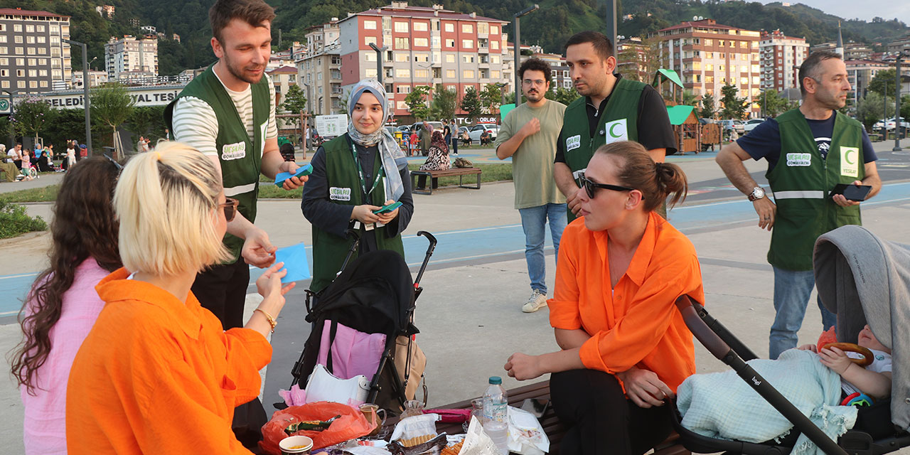 Rize'de "Yeşilay'dan size mesaj var" etkinliği düzenlendi