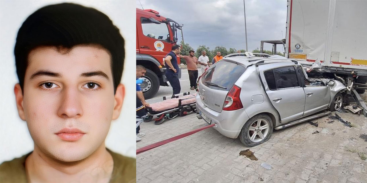 RTEÜ'lü Öğrencinin Bulunduğu Otomobil TIR'ın Altına Girdi: 2 ölü, 2 yaralı