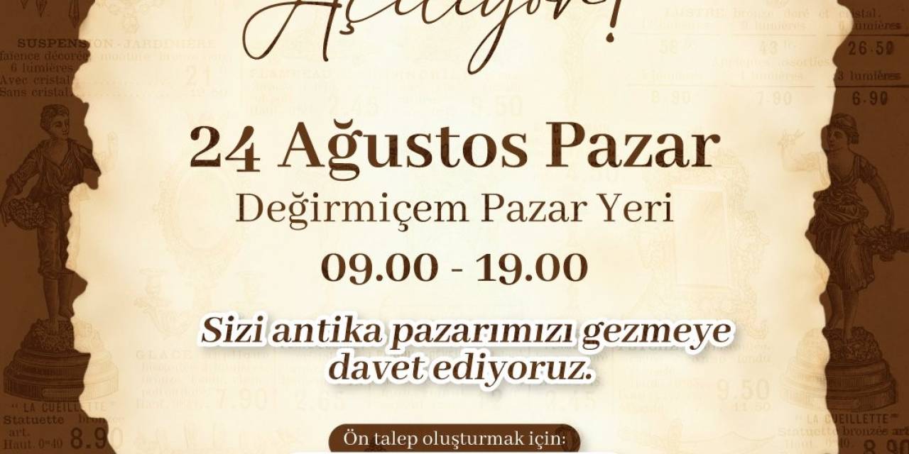 Şehitkamil Antika Pazarı Kapılarını Açıyor