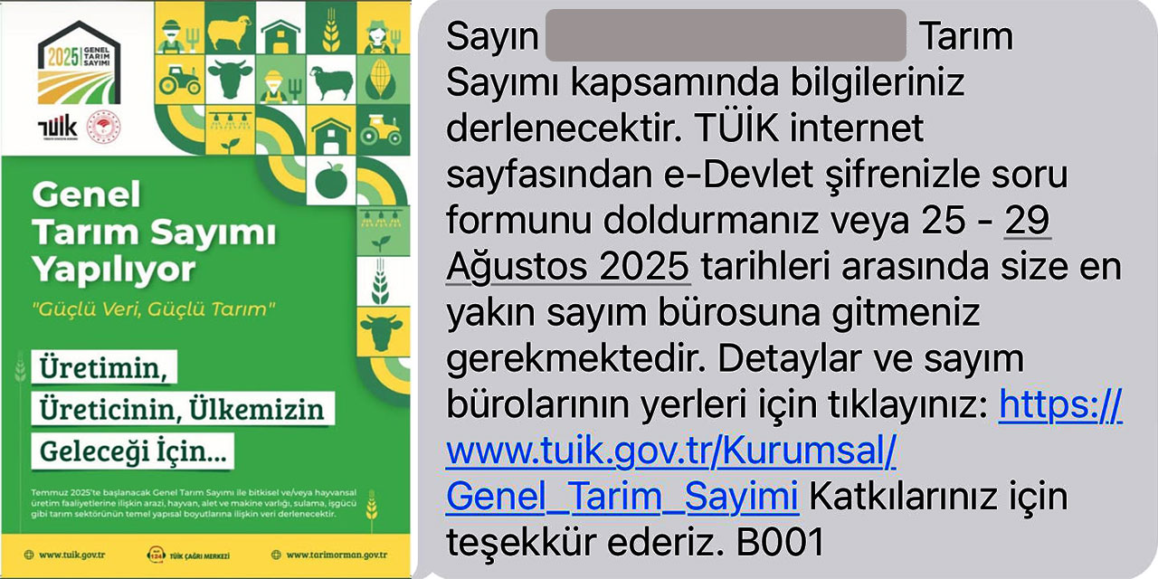 Rize'de Tarım Sayımı Devam Ediyor: Çiftçilere Katılım Çağrısı