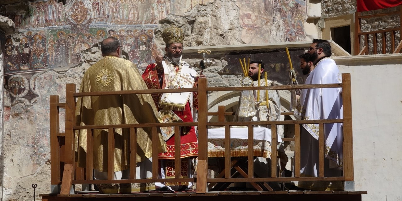 Sümela Manastırı'nda 12'nci ayin